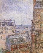 Vincent Van Gogh Paris seen from Vincent-s Room In the Rue Lepic china oil painting reproduction
